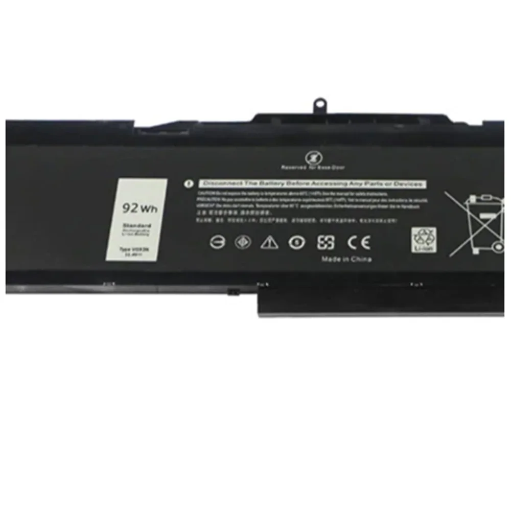 Batería de ordenador portátil para DELL Precision, 11,4 V, 92WH, VG93N, 15, 3520, 3530, Latitude 5591, 5495, 5590, 5580, 5490, 5480, WFWKK, NY5PG