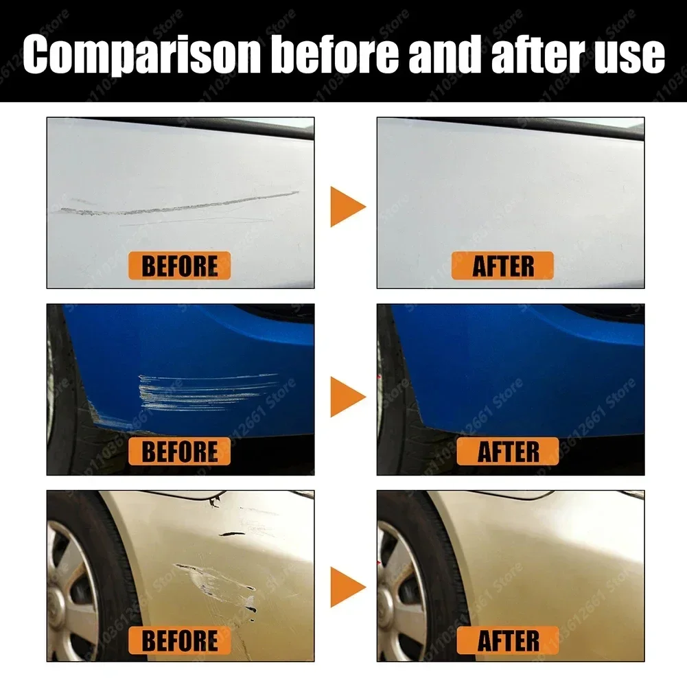 Car Scratch Remover Car Polishing Paste With Sponge Paint Care Smooth Car Body Remove Scratch Repair Broken Paint