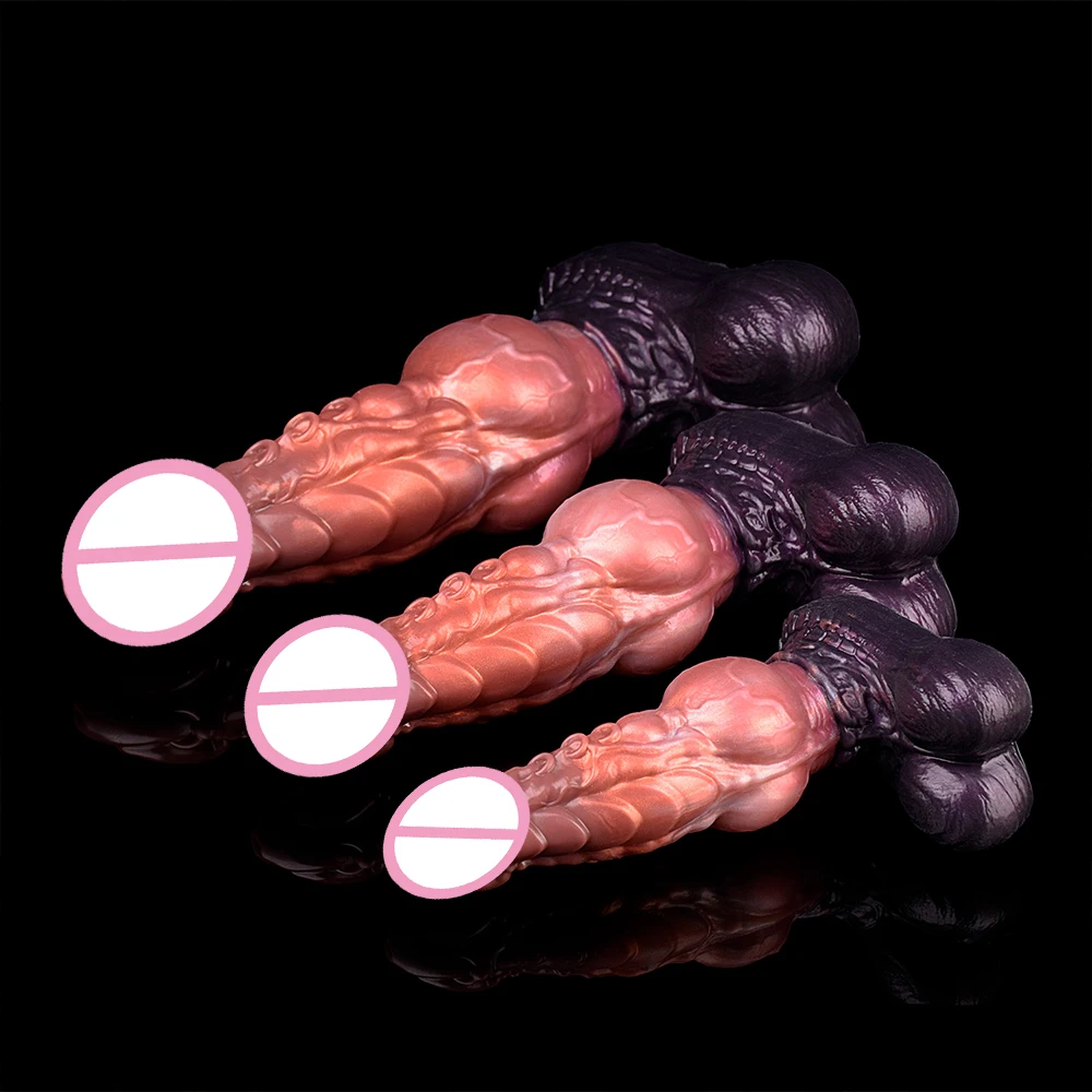 SMMQ S/M/L Size Thick Butt Plug With Big Knot G-spot Stimulation Double Layer Silicone Dildo Cock For Women Masturbation Sex Toy