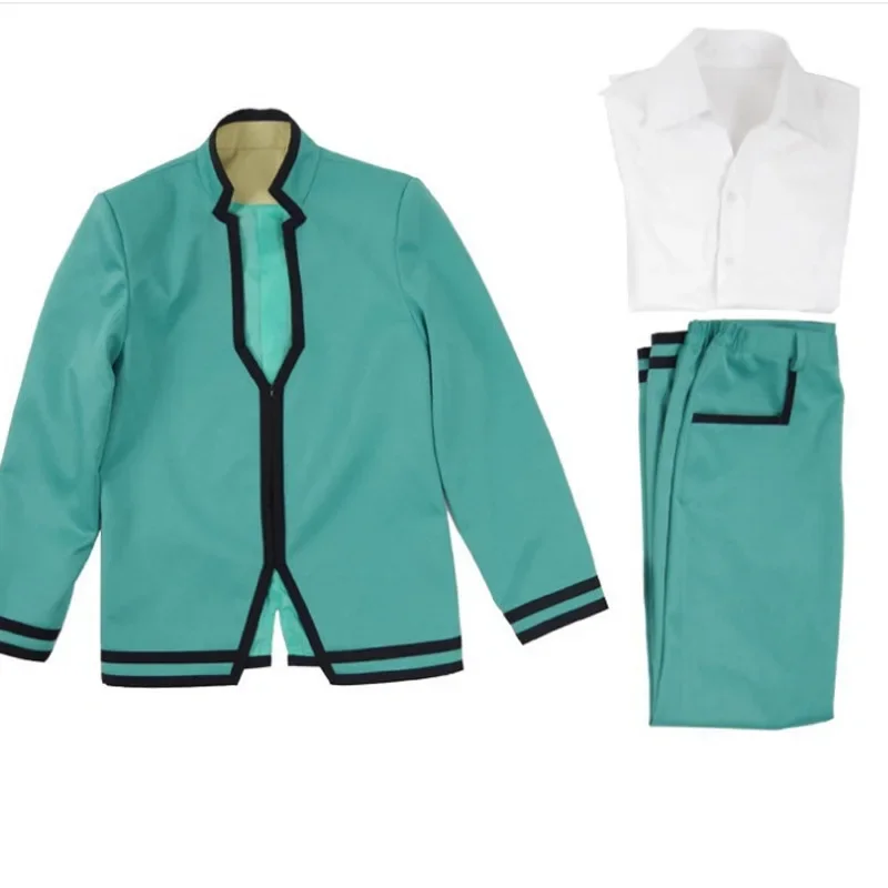 A vida desastrosa de Saiki K. Cosplay Saiki Kusuo Uniforme Escolar para Homem, Uniforme Anime