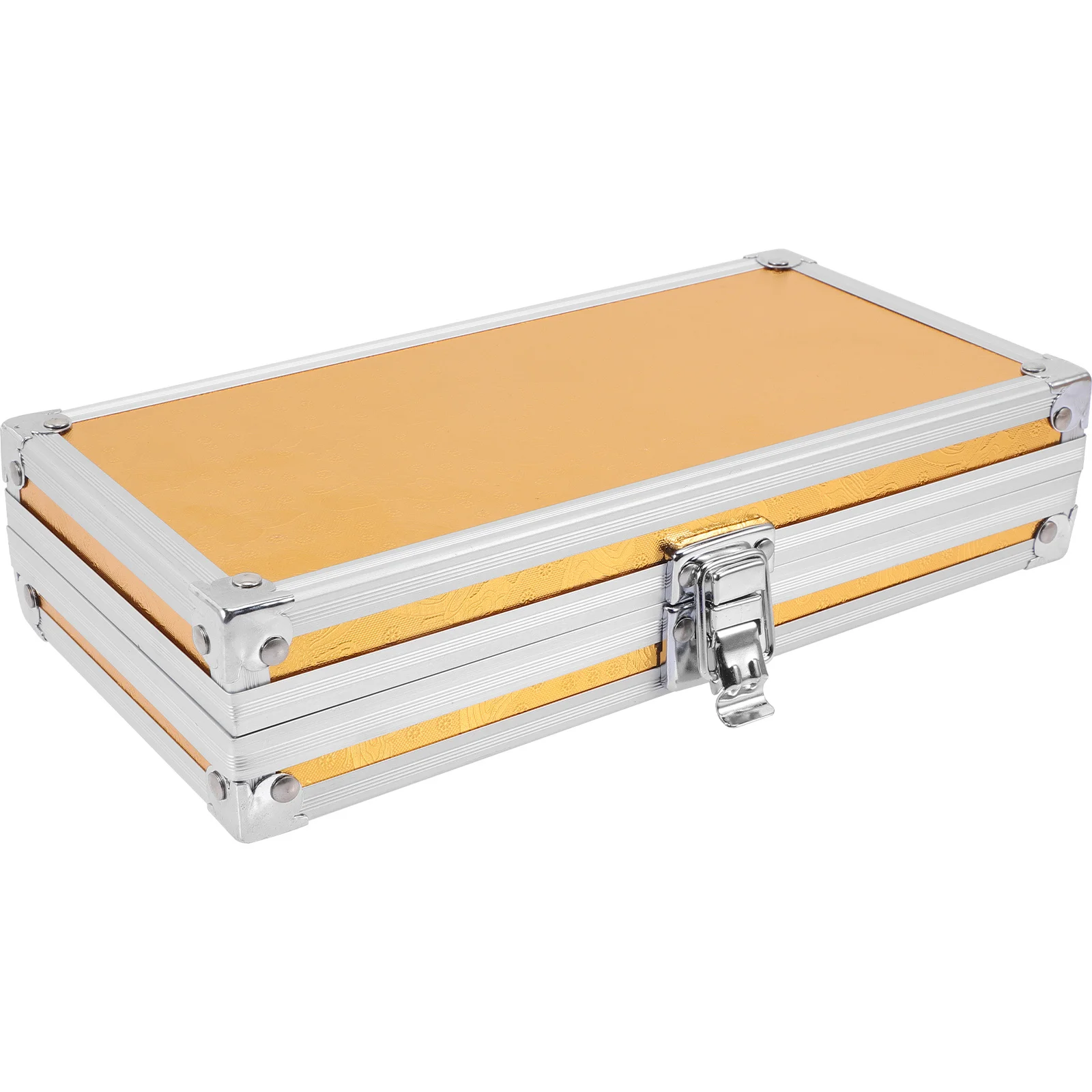 

Профессиональный держатель для хранения средства для удаления ушной серы, прочная коробка из алюминиевого сплава, многофункциональный органайзер, золотой ящик для хранения