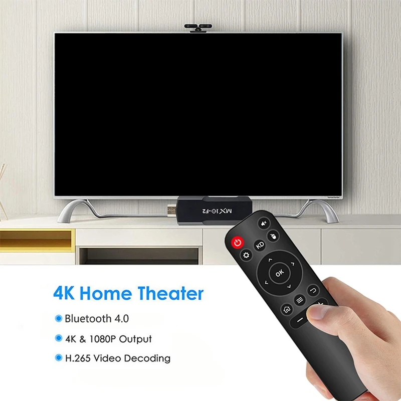 Smart TV Stick Android Video 4K Bluetooth RK3228A Quad-Core Media Player Game Box MX10 F2