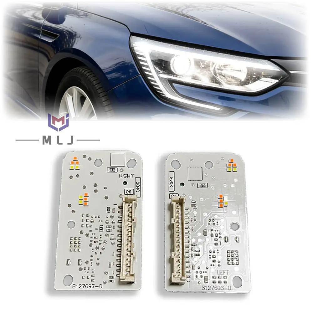 Car Accessories For Renault Megane B127696-D B127697-D 2021 2022 2023 LED Angel Eye Chip DRL Light Source Ballast Module Unit
