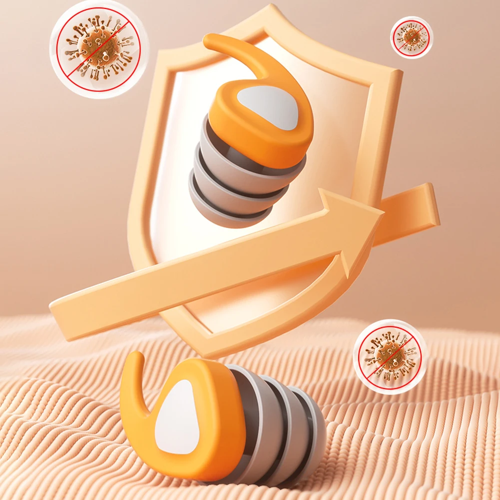 

Kids Sleeping Earplugs Waterproof Silicone Sound Blocking Earplugs Reusable Children Ear Protector for 4-12 Years Olds Children