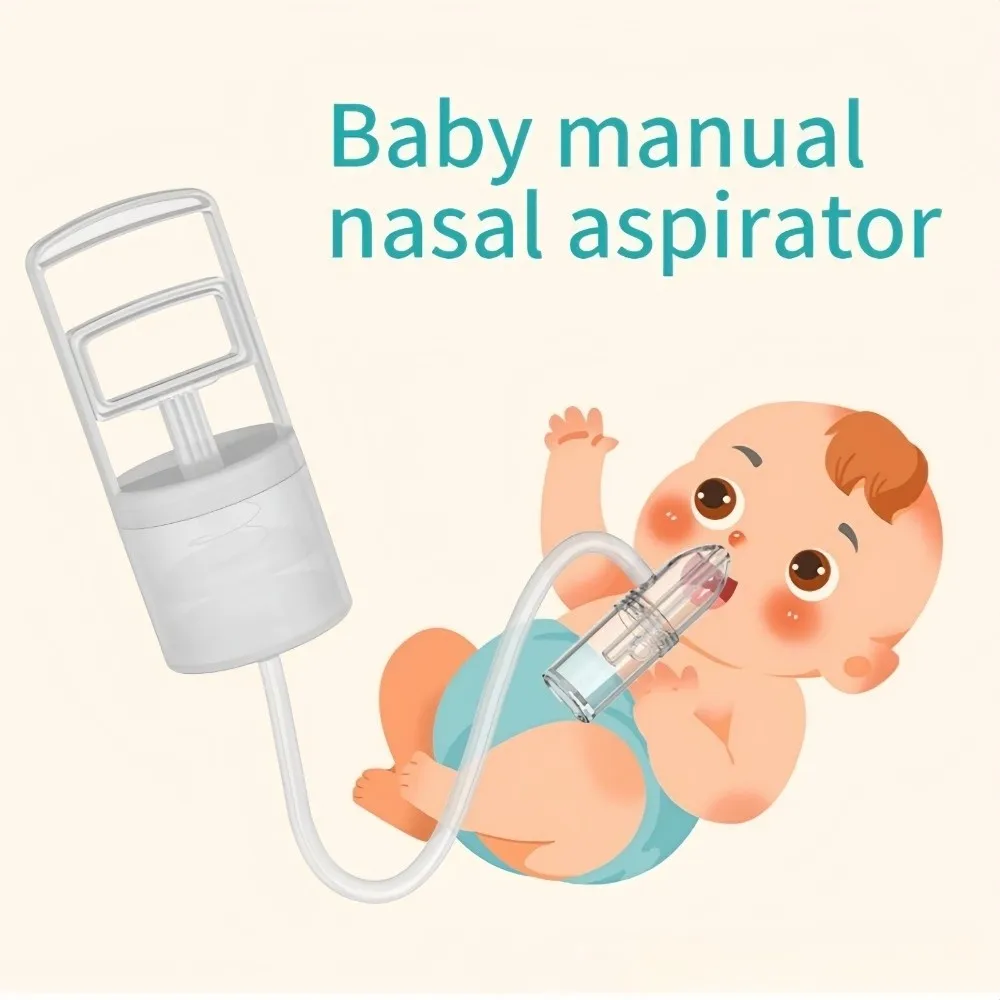 

Nose Sucker Baby Nasal Aspirator Nasal Irrigator Booger Removers Kids Nasal Inhaler Safety Silent Nose Cleaner Infant Care