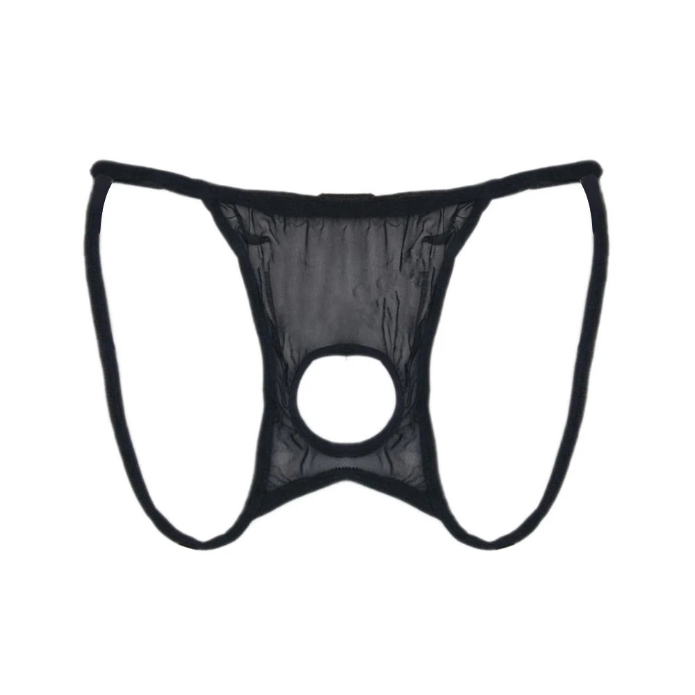 

Hot New Fashion Men's underwear Contoured Pouch Mini briefs Sexy Lingerie Transparent Triangle back Underpants