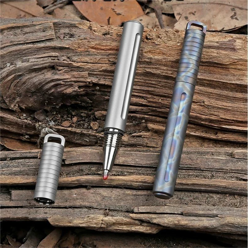 

1PC Titanium Alloy EDC MINI Pen With Writing Multi-functional Portable Tools Pen Ball Point Pen Gift