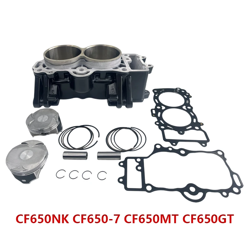 For CFMOTO CF650GT CF650NK CF650-7 CF650MT STATEGUEST Motocycle Big Bore Cylinder Piston & Gasket Kit engine Accessories