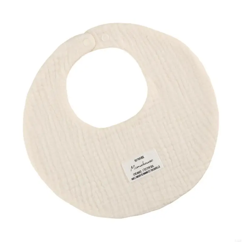 54DF Baby Feeding Bibs Breathable Drooling Apron Newborns Burp Cloths Adjustable 6 Layer Bibs Strong Absorbent Soft Baby Bibs