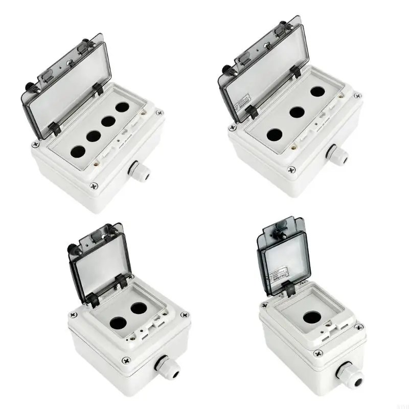 Electrical Control Box Housing with Outdoor Waterproof Design for Button Mounting and Wiring Cover Applications M4YD