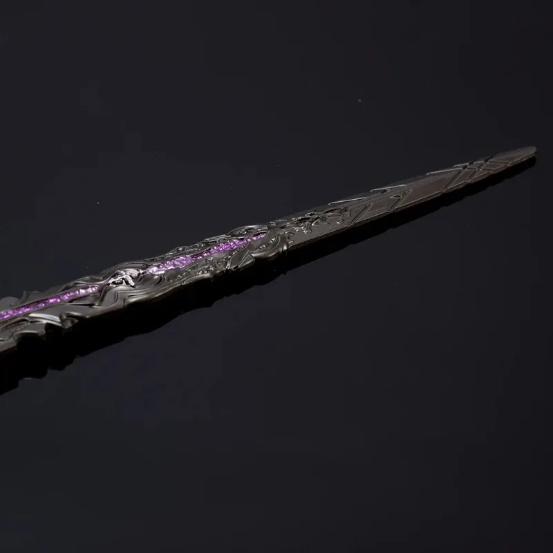 21 cm Omega Zwaard Game Noctis Lucis Caelum Perifere Alle Metalen Katana Samurai Zwaard Model Sleutelhanger Ambachten Geschenken Speelgoed collectie