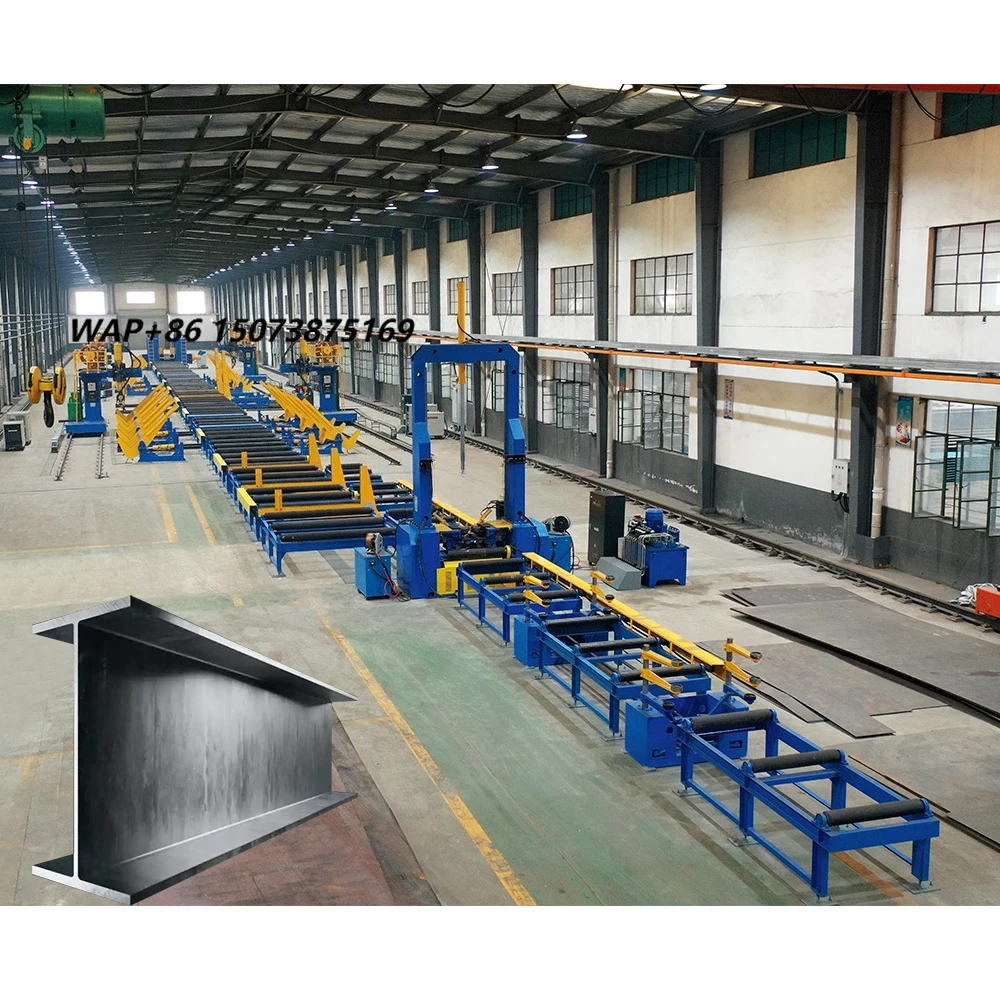 New Zhouxiang H Beam CNC Plasma Cutting Welding Machine I Beam Automatic Production Line 2023
