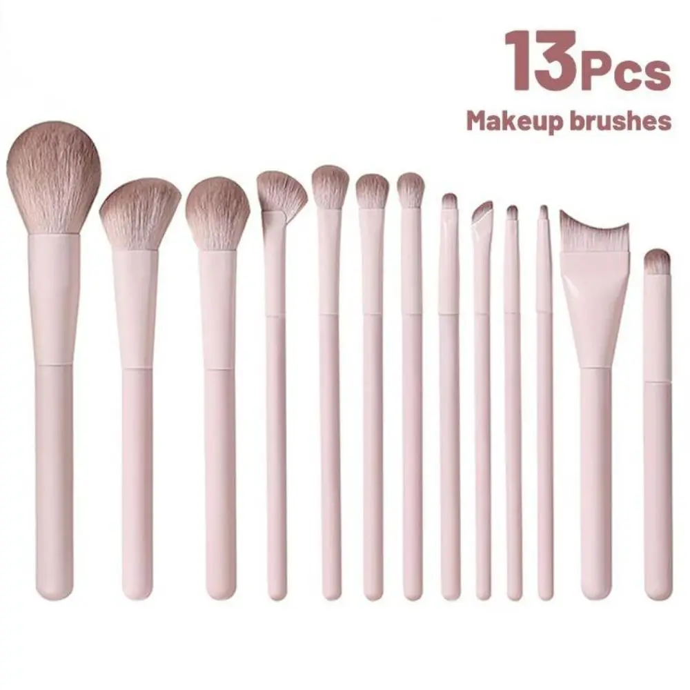 5-13 Piece New Soft Beginner Makeup Brush Set Shed-free Multi-tasking Eyeshadow Blendable Concealer Brush