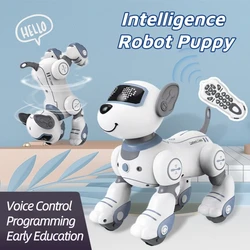 Robot Puppy for Kids Intelligent Remote Control Dogs Electronic Animals Robotics Rc Toys Stem Programming Toys Childern Gift