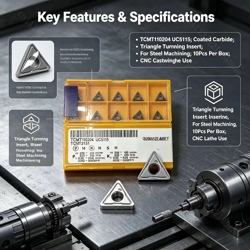 High Precision Carbide Turning Inserts TPGX090202 TPGX090204 TPGX110302 CNC Lathe Metal Cutting Tool