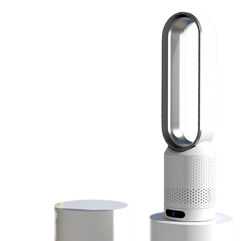 

Intelligent bladeless purification fan Air purifier bladeless fan 2in1 circulating natural wind bladeless fan