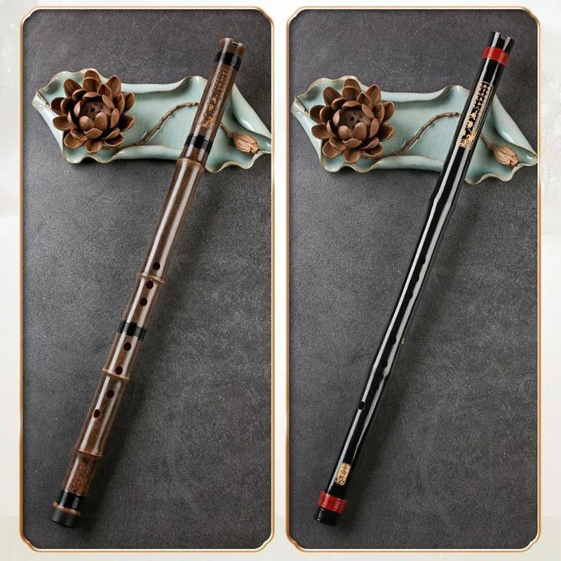 G/F Key Bamboo Xiao 8 Hole Backhand Chinese Vertical Bamboo Flute Beginner Performance Xiao Professional Woodwind Instruments