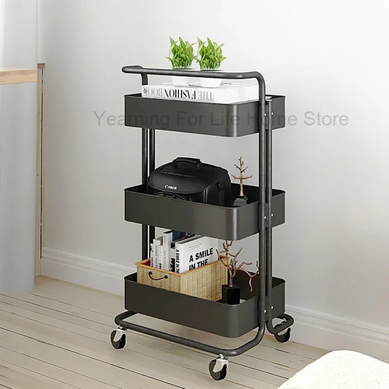 

Storage Black Salon Metal Trolly Lashes Food Trolley Pedicure Rolling Spa Machine Cart Carrello Con Ruote Furniture ZT50ST