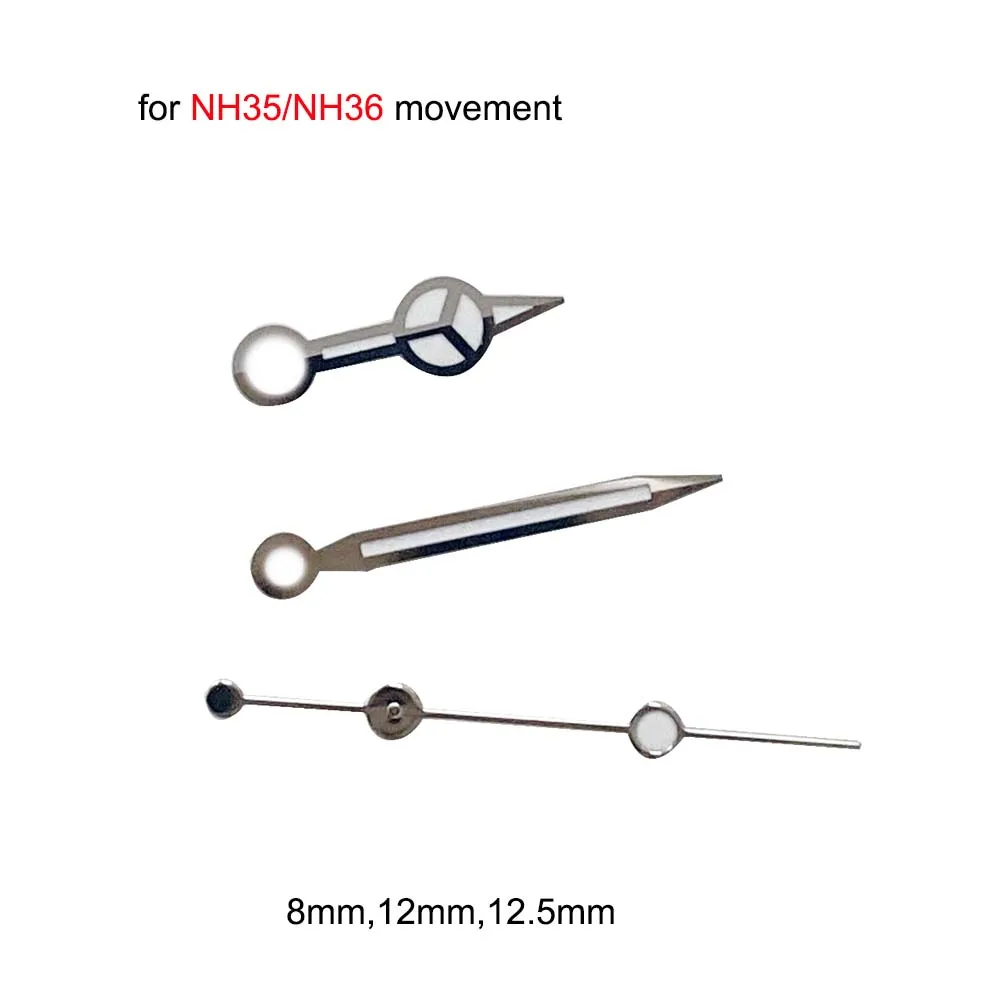 Großhandel für NH35 Uhrzeiger, grün leuchtende Zeiger, dreipolige Uhrzeiger für NH36 mechanisches Uhrwerk – Detail 1