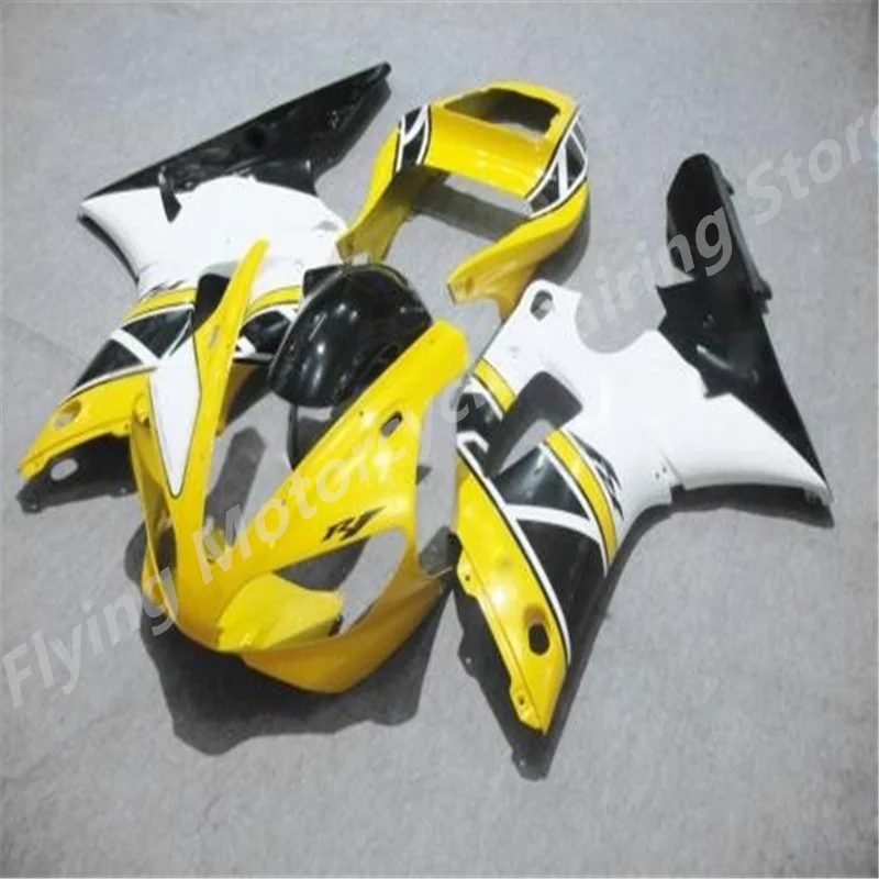 

New Fairing body kit FOR YAMAHA Injection molding YZFR1 2000-2001 YZFR1 00 01yellow black white motorcycle fairings set