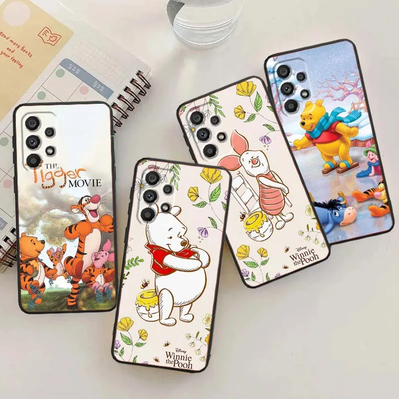

Disney Winnie the Poodle For Samsung A73 A72 A71 A55 A54 A53 A52 A51 A13 A22 A16 A15 A12 A14 A05 A06 5G Black Phone Case