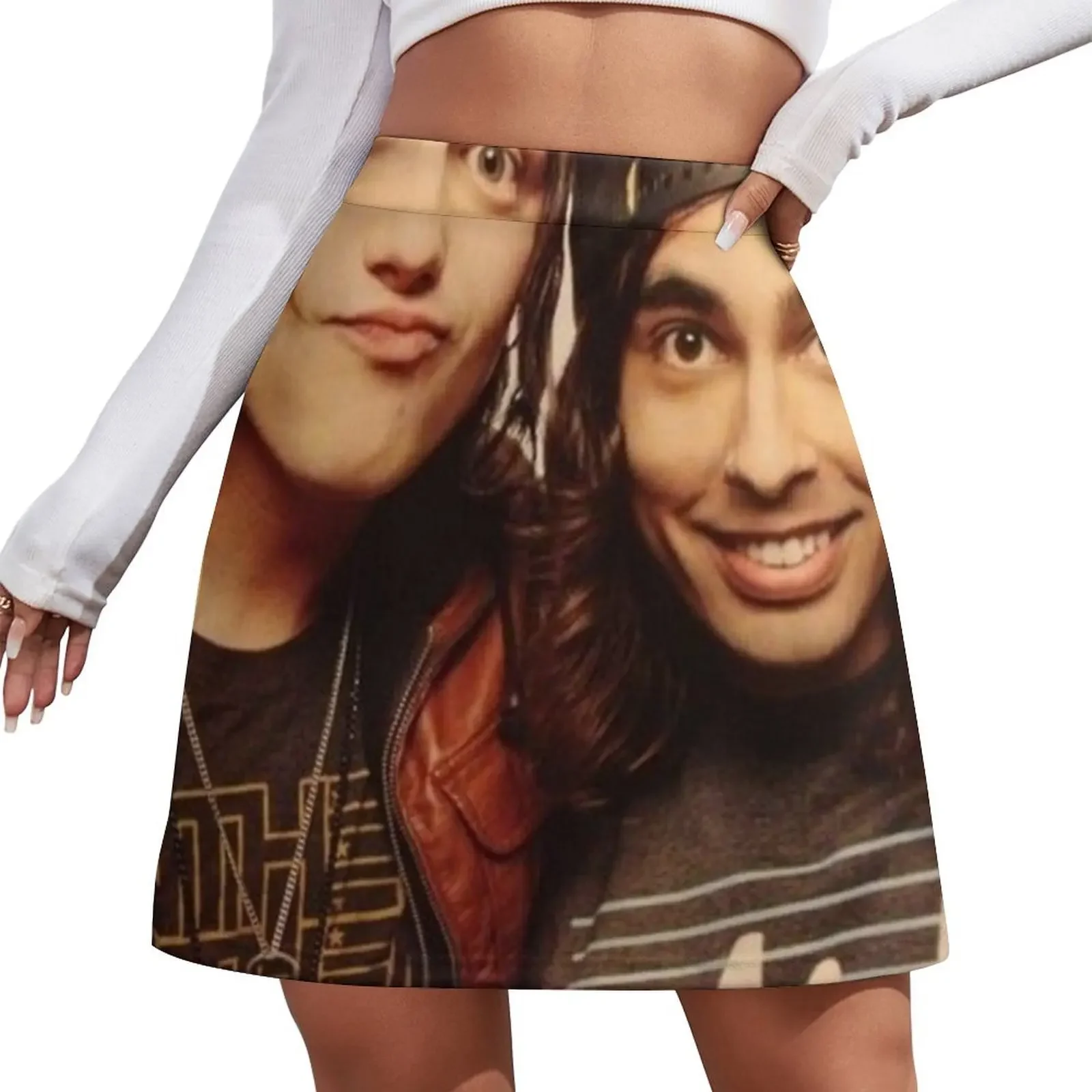 

Kellin Quinn and Vic Fuentes Mini Skirt summer skirts Female clothing