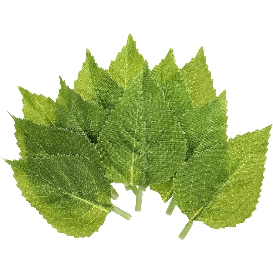 

3,5x2 искусственные зеленые листья, 30 шт., объемные листья зелени, искусственные листья подсолнечника, искусственные листья для свадебных букетов, декор венков