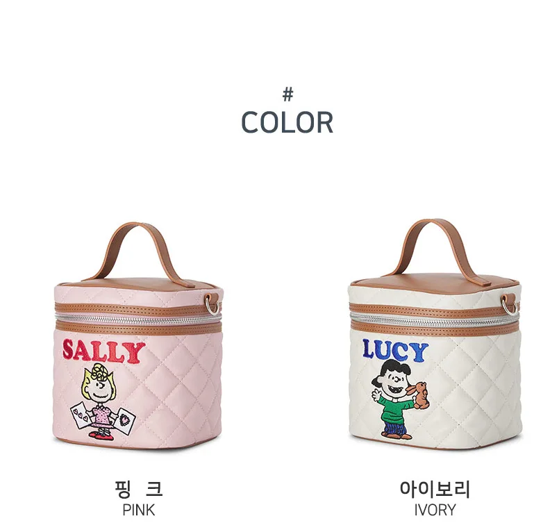 Anime Snoopy Storage Bags for Women Cartoon Shoulder Crossbody Bag Large Capacity Cute Handbag Girls Cosmetic Bags Birthday Gift