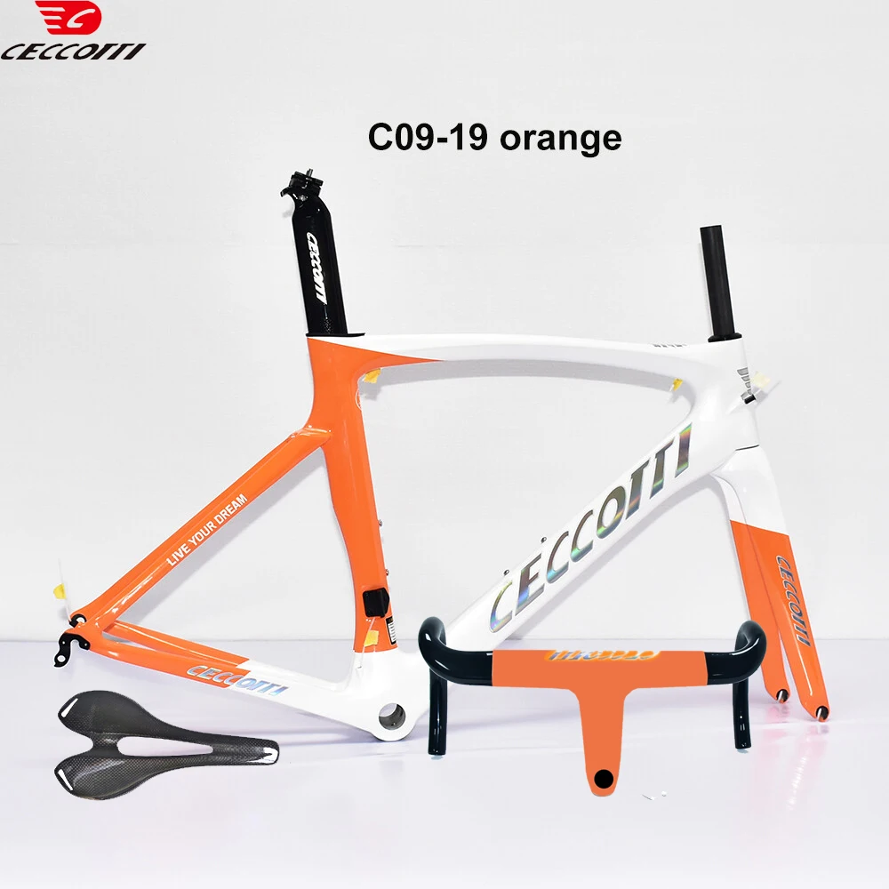 T1000 Super Light Rim Brakes Carbon Road Bike Frame BSA Road Bicycle Frame 49 52 54 56 58cm 130*9mm Road Bike Frame