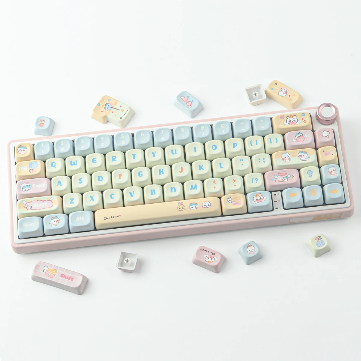 Angelic fandom Keycap MOA Profile DYE Sublimation 129 Key PBT Keycaps For  Mechanical Keyboard