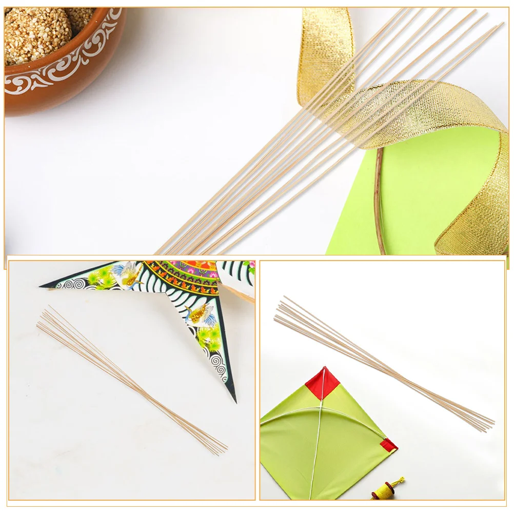 50 Stuks Kite Frame Staven Bamboe Stokken Onvoltooide Craft Strips Voor Diy Vliegers En Lantaarns Kite Maken Kit Bamboe staven