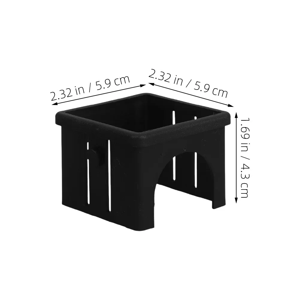 6Pcs Hollow Tube Bushing Insert for Fitness Equipment Square Inner Sleeve Adapter Low Noise Sliding Converter Training Gear