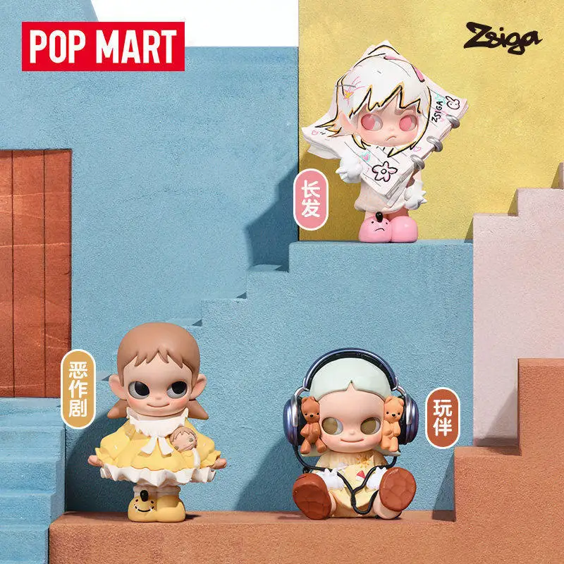 

NewPOPMART Zsiga Under The Sun Series Blind Box Toy Kawaii Anime Action Figure Surprise Mystery Box Dolls Girls Birthday Gift