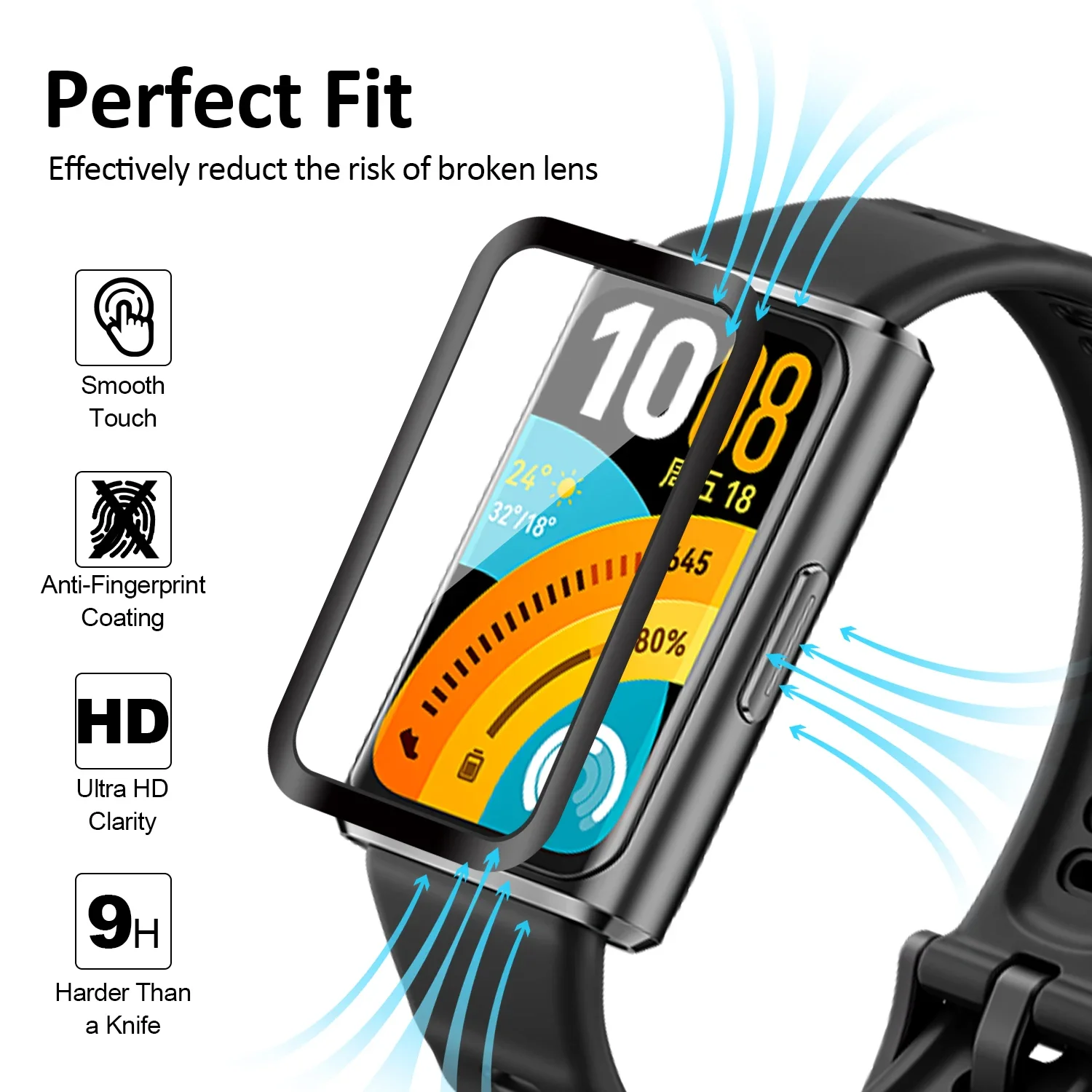 Screen Protector Film For Huawei Band 11/11 Pro Full Anti-scratch Films Protective Soft Film For Huawei Band 11 Pro Accessories