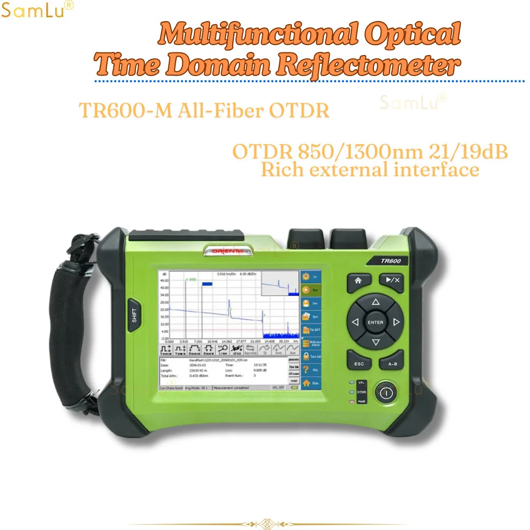 FTTH OTDR De Fibra Optica TR600 OTDR Fiber Optic FC SC LC Conector Optical Time Domain Reflectometer OTDR