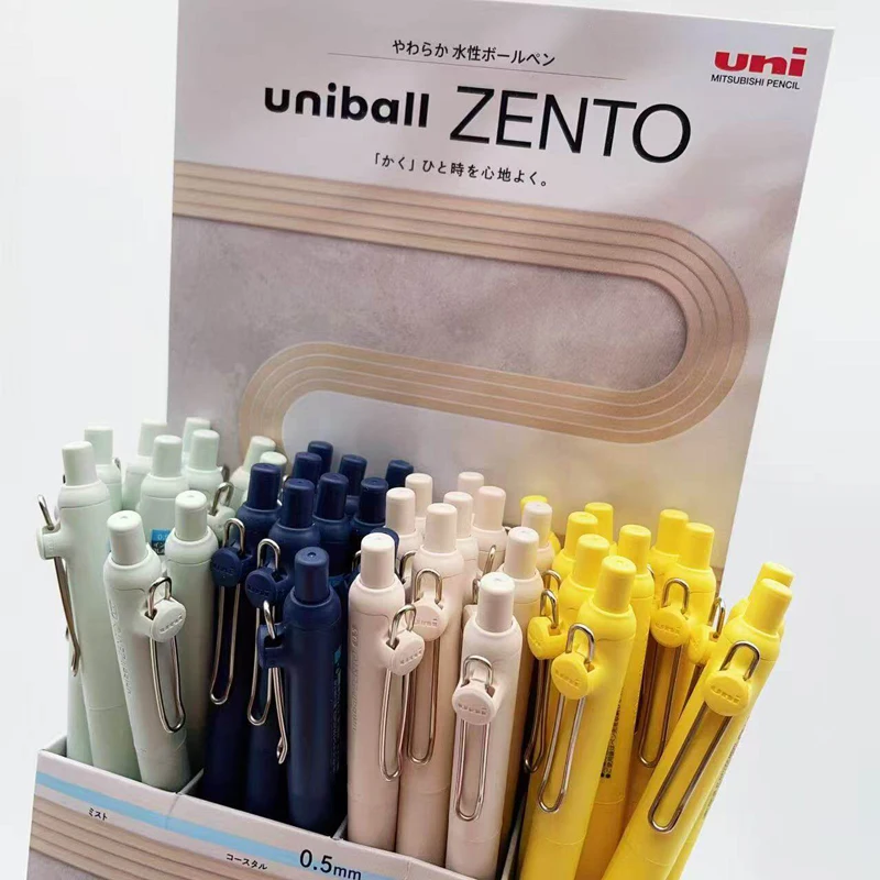 

Uni-ball ZENTO UBN-ZSC 0.7mm Click Gel Pen,0.38/0.5 Black/Red/BlueInk Advanced POA Surfactant Tech for Smooth Writing&Zero Bleed