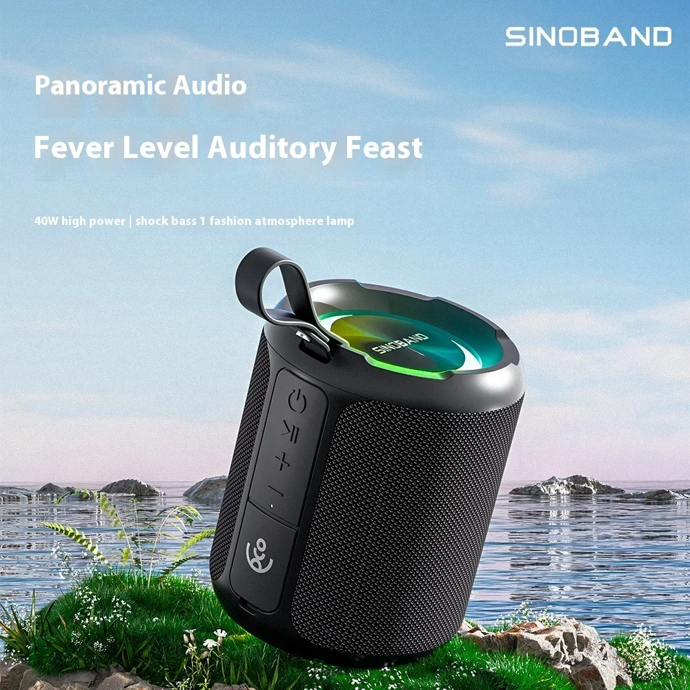 XDOBO 3 ممالك XDOBO 40 واط عميق باس سمّاعات بلوتوث RGB ضوء TWS اللاسلكية في الهواء الطلق ركوب التخييم حفلة مكبر صوت محمول #3