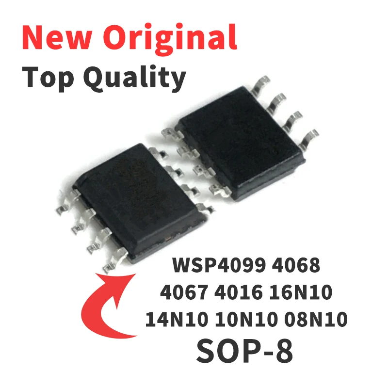 5 Pieces WSP4099 WSP4068 WSP4067 WSP4016 WSP16N10 WSP14N10 WSP10N10 WSP08N10 SOP-8 Chip IC Brand New Original