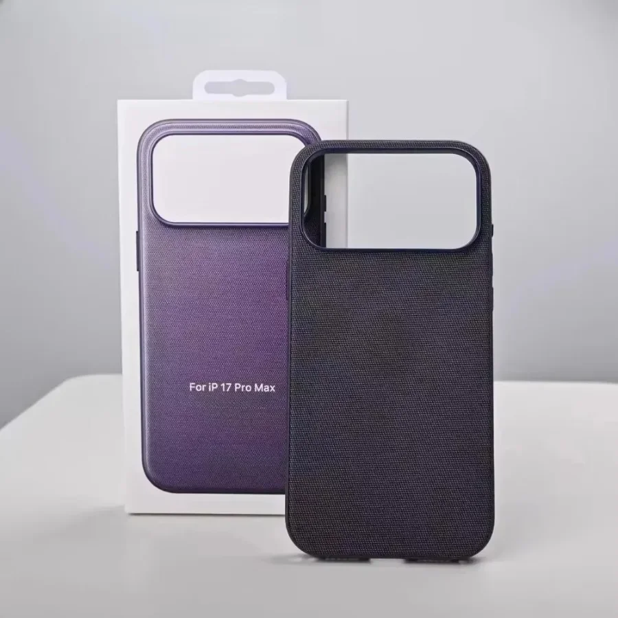 New Original Technology Woven Magnetic Case For iPhone 18 Pro 17 16 15 14 13 Pro Max For Magsafe Wireless Charger Official Cover
