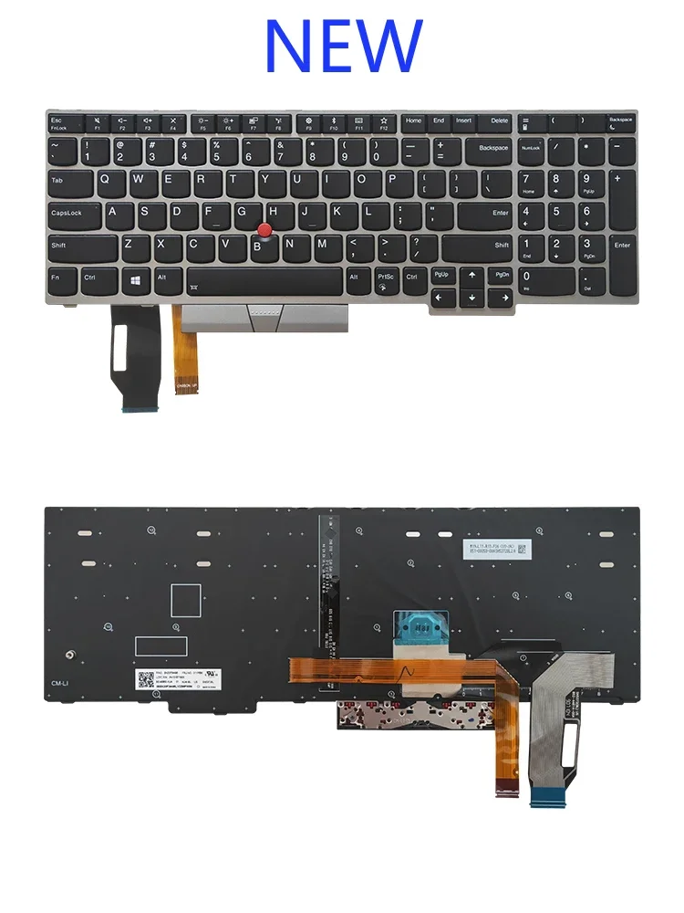 For Lenovo ThinkPad E580 E585 e590 E595 T590 p53s l580 l590 p52 P72 p53 p73 original notebook keyboard 01yp640 01n729 01yp560