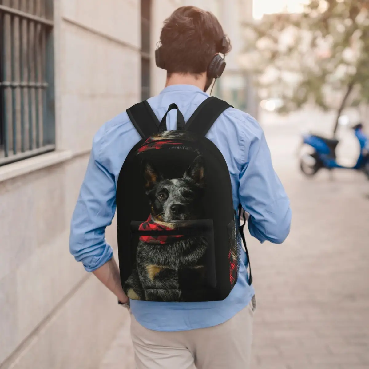 

Australian Cattle Dog Backpack Student Boys Girls BookBag Children School Bag Computer Shoulder Bags for Men Women