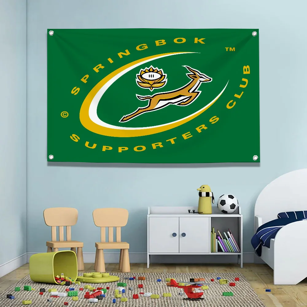 South AfricaS SpringbokS Idol Flag Pole Custom Flags for Bedrooms Tapestry Japanese Decoration Camping as Roma Gundam Inter Txt