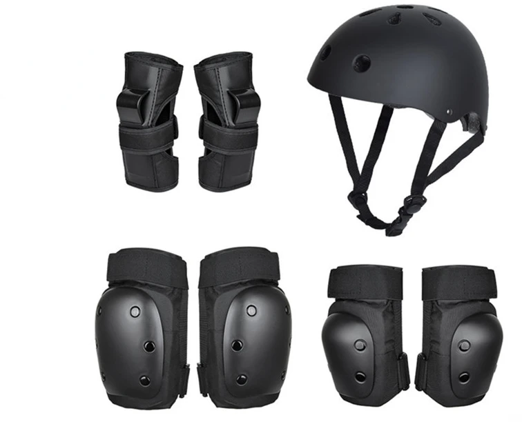 

Adult Children's Universal Bicycle Skateboard Protection Kit Children's Kneepad Helmet 7-piece Kit Roller Skate Protection Gifts