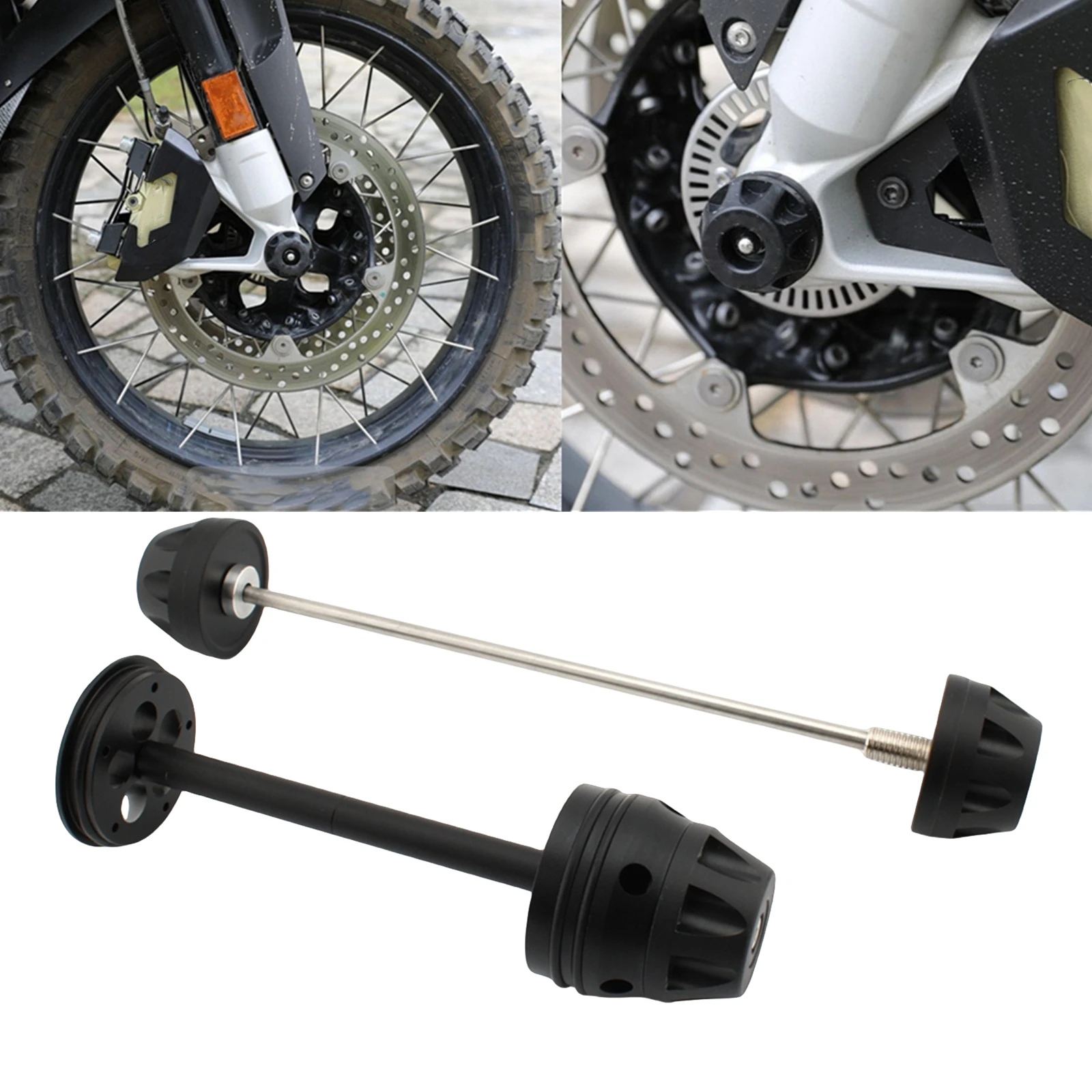 

Motorcycle Front Rear Wheel Protector Axle Fork Crash Slider For BMW R1250GS /R1250GS ADV R1250RT 2019-2021