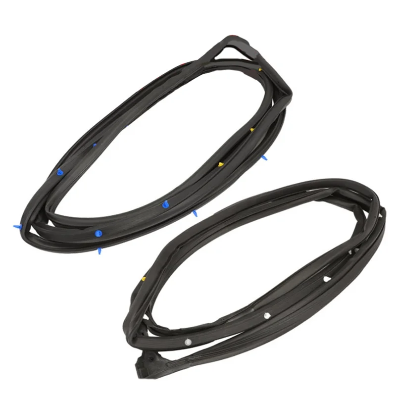 

BYBS-For Honda Accord 2008-2012 2Pcs Front Left Right Side Door Weatherstrip Moulding Seal 72310-TA5-A02