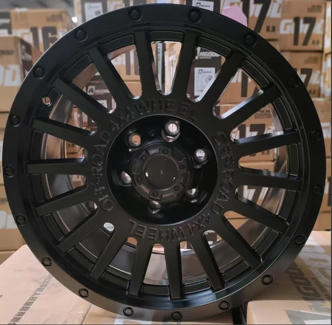 18 Inch Beadlock Off Road Alloy Wheels Black/Gunmetal/Bronze Hexagon/Claw/Multi Spoke For Hilux Prado 4x4 SUV Rims