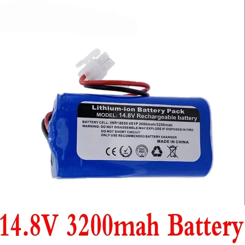 

FOR ILIFE A4S, A7, V7S Plus, V55 Pro, W400, A9S, 14.8V, 3200mAh, PX-B020, Li-ION Battery