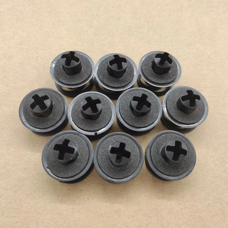 10pcs Car Door Card Retainer Trim Panel Clips For VW Volkswagen Jetta Golf Mk4 Passat B5 Push-Type Interior Rivets Fastener Clip