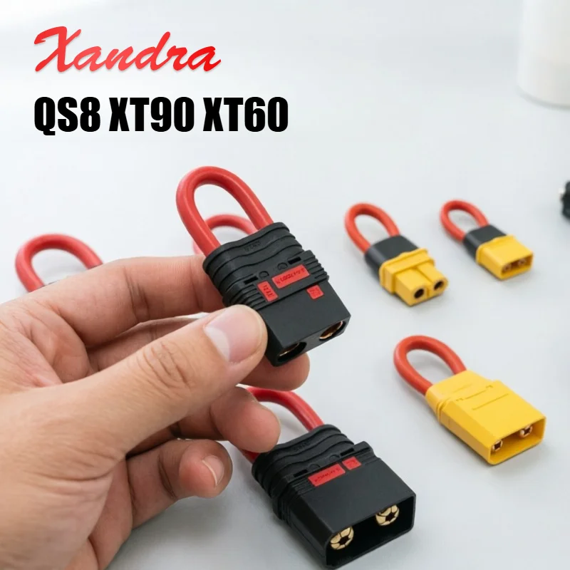 QS8/XT90/60 Model Accessories Converter Model Aircraft Battery Series Connector 12/10AWG U-shaped Short Circuit Return Connector