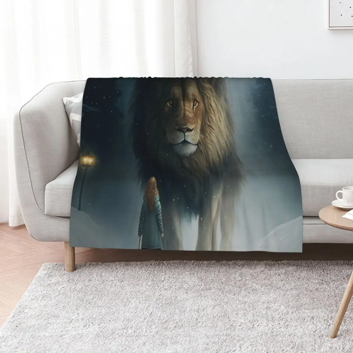 

Lucy and Aslan Throw Blanket Hairy Soft Big For Baby Soft Beds Blankets